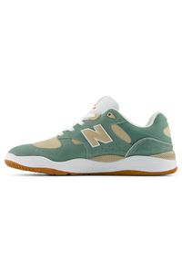 Buty męskie New Balance Numeric NM1010TC – zielone. Kolor: zielony. Materiał: guma, dresówka, materiał, skóra, syntetyk. Szerokość cholewki: normalna. Sport: bieganie, fitness, skateboard #5