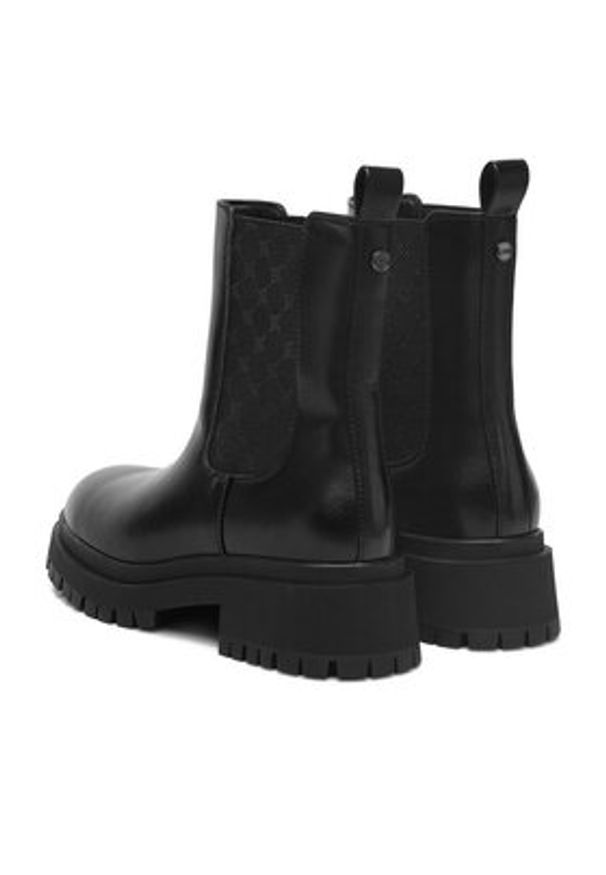 Nine West Sztyblety CEO-BASIMA-01 Czarny. Kolor: czarny. Materiał: materiał