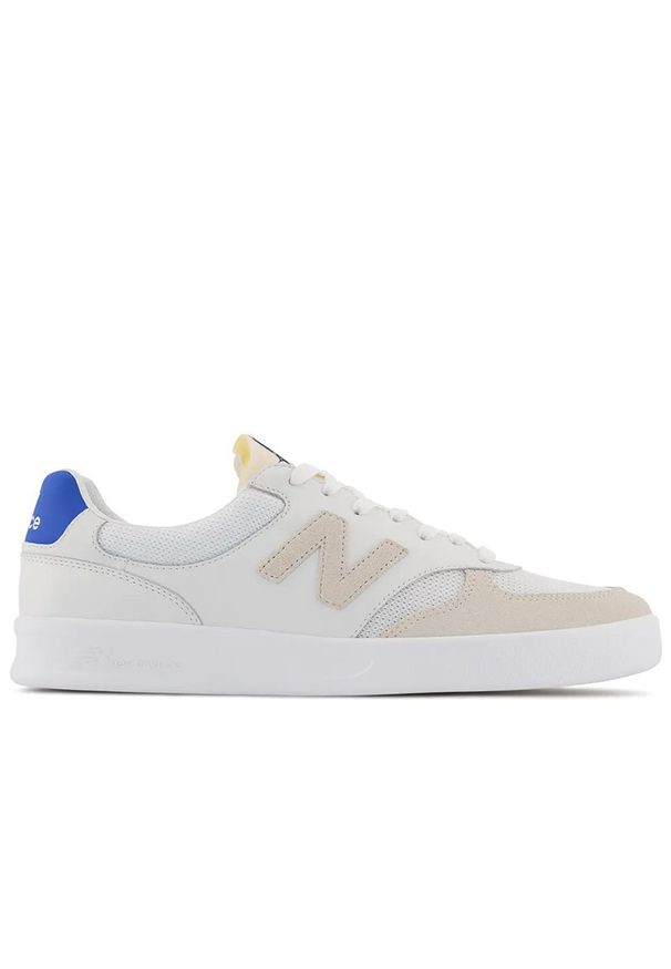 Buty New Balance CT300WB3 - białe. Kolor: biały. Materiał: zamsz, materiał, syntetyk, guma. Szerokość cholewki: normalna