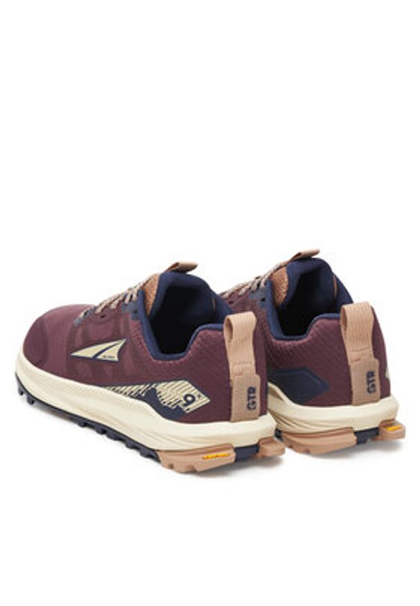 Altra Buty do biegania Lone Peak 9 Waterproof Low AL0A85PV Bordowy. Kolor: czerwony. Materiał: materiał