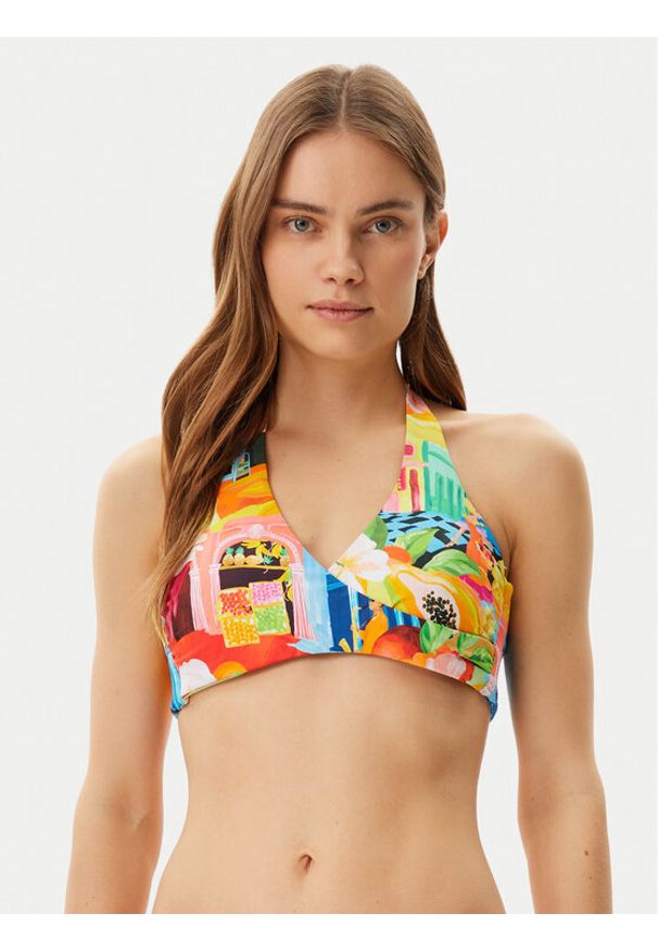 Seafolly Góra od bikini Cuba 31495MF231 Kolorowy. Materiał: syntetyk. Wzór: kolorowy