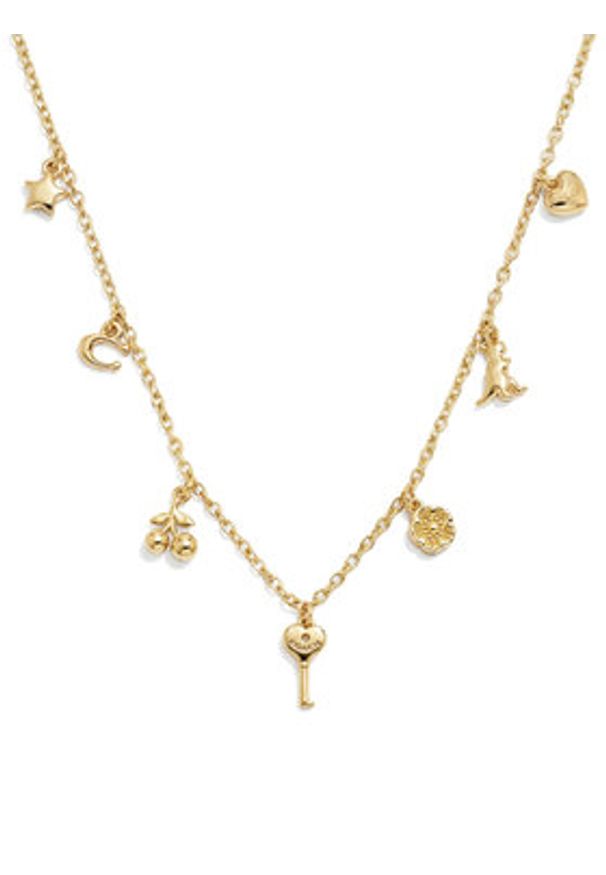 Coach Naszyjnik 37557549 Złoty. Materiał: metalowe. Kolor: złoty