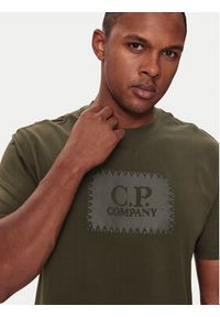 C.P. Company T-Shirt 17CMTS029A005100W Zielony Regular Fit. Kolor: zielony. Materiał: bawełna #5