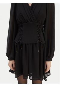 Rinascimento Sukienka koktajlowa CFC0126603003 Czarny Regular Fit. Kolor: czarny. Materiał: syntetyk. Styl: wizytowy #3