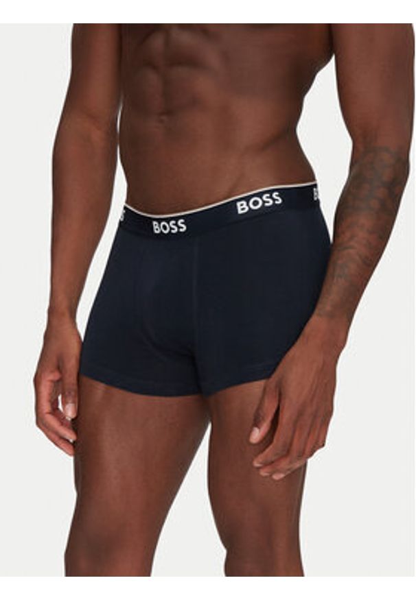 BOSS Komplet 3 par bokserek Trunk 3P Power 50531684 Niebieski. Kolor: niebieski. Materiał: bawełna
