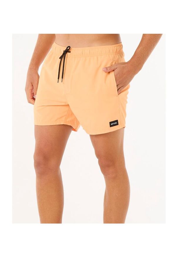 Spodenki surfingowe męskie Rip Curl Offset Volley Pomarańczowy. Kolor: pomarańczowy