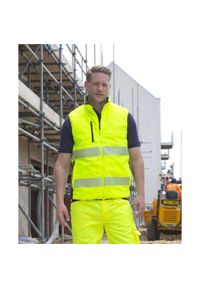 RESULT - Kamizelka ochronna bez rękawów Result. Kolor: wielokolorowy, niebieski, żółty. Materiał: puch. Długość rękawa: bez rękawów #2