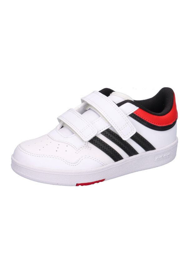 Adidas - Buty dla dzieci adidas Hoops 4.0 CF. Kolor: czerwony, czarny, wielokolorowy, biały. Sport: turystyka piesza