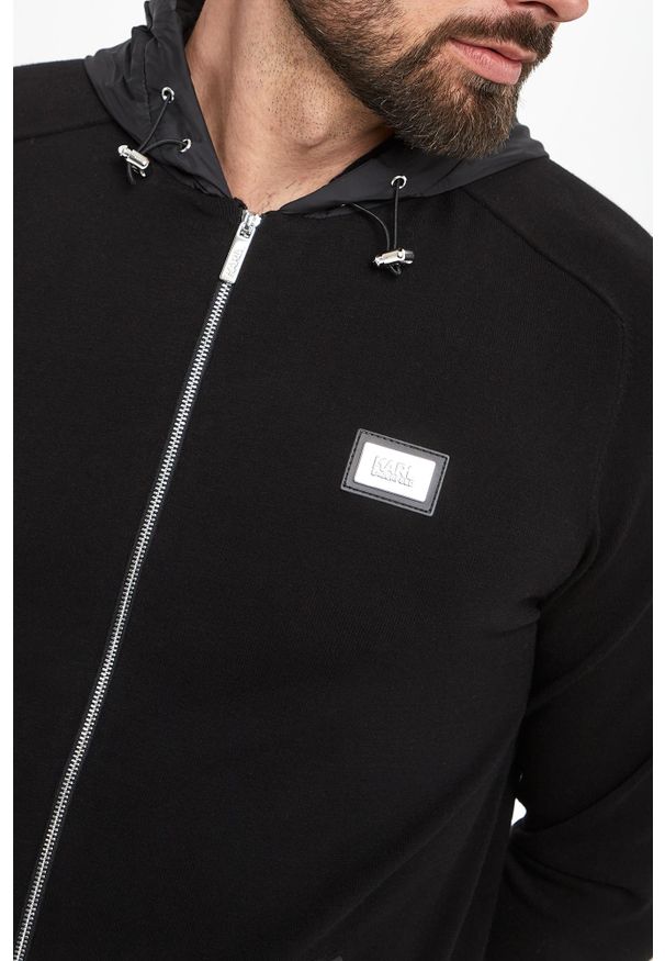 Karl Lagerfeld - Bluza męska z kapturem KARL LAGERFELD. Typ kołnierza: kaptur