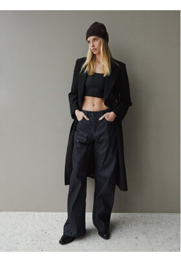 G-Star RAW - G-Star Raw Jeansy Contor 3D D27690-D315 Granatowy Wide Leg. Kolor: niebieski