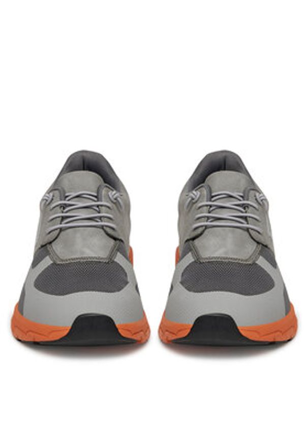 Rieker Sneakersy 09100-45 Szary. Kolor: szary. Materiał: syntetyk, materiał