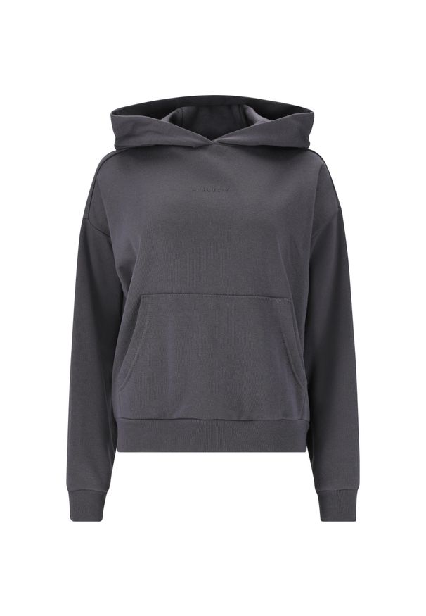 Bluza damska z kapturem Athlecia Ruthie. Typ kołnierza: kaptur. Kolor: szary. Materiał: poliester, bawełna. Sport: fitness