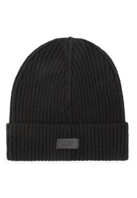 Ugg - Czapka UGG - M Wide Cuff Rib Hat 18774 Blk. Kolor: czarny. Materiał: wełna, nylon, materiał, akryl #1