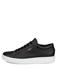 ecco - ECCO Sneakersy Soft 60 W Shoe . Delete 21920301001 Czarny. Kolor: czarny. Materiał: skóra