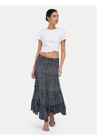 only - ONLY Spódnica maxi Fernanda 15375238 Granatowy Regular Fit. Kolor: niebieski. Materiał: wiskoza #7