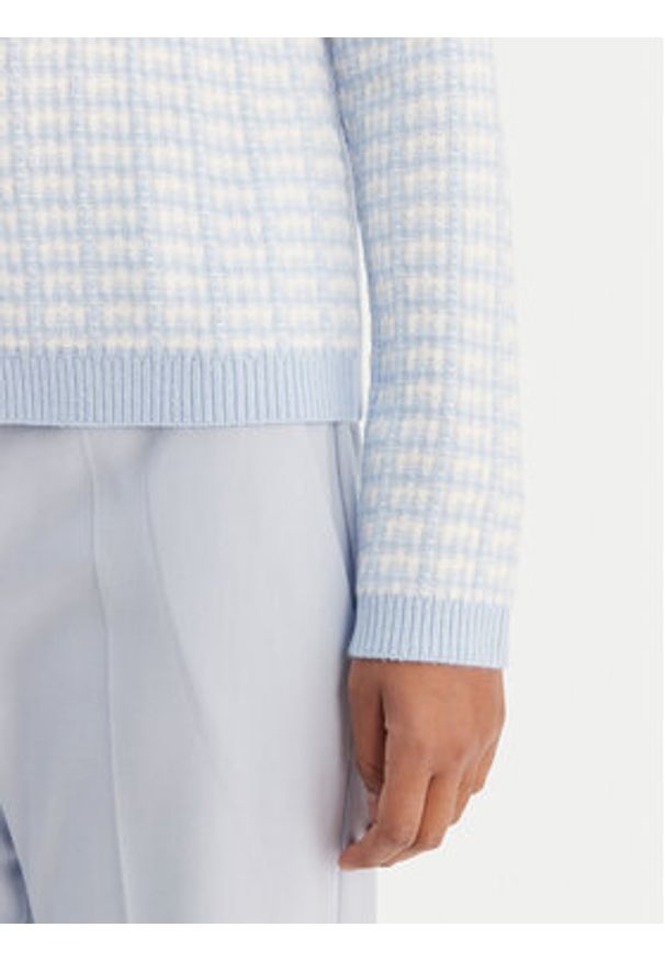 Morgan Kardigan 261-MIRES Błękitny Slim Fit. Kolor: niebieski. Materiał: syntetyk