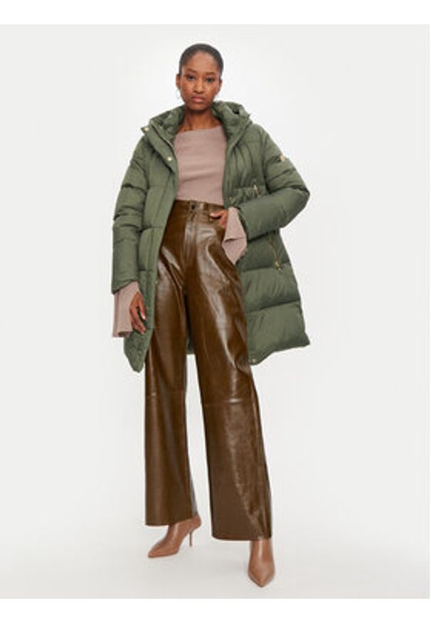 Fracomina Kurtka puchowa FR24WC3009O42301 Zielony Regular Fit. Kolor: zielony. Materiał: syntetyk. Sezon: zima