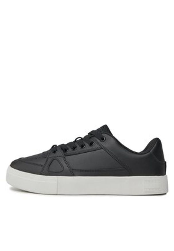 Tommy Jeans Sneakersy Tjm Vulcanized Foxing Flag EM0EM01313 Czarny. Kolor: czarny. Materiał: skóra