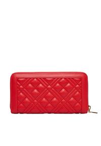 Love Moschino - LOVE MOSCHINO Duży Portfel Damski JC5600PP0NLA0500 Czerwony. Kolor: czerwony. Materiał: skóra #3