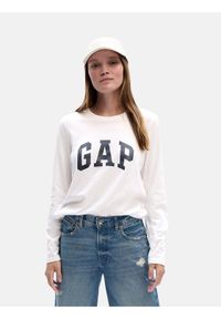GAP - Gap Bluzka 831228-00 Biały Relaxed Fit. Kolor: biały