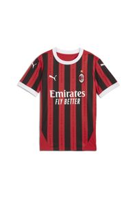 Puma - Młodzieżowa domowa koszulka AC Milan 24/25 PUMA For All Time Red Black. Kolor: czarny, czerwony, wielokolorowy. Sport: piłka nożna #1