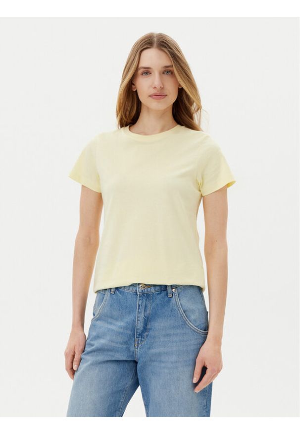 JOOP! T-Shirt 58 JW241JE350 30040352 Żółty Regular Fit. Kolor: żółty. Materiał: bawełna