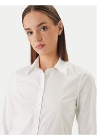 GANT - Gant Koszula 4300486 Biały Slim Fit. Kolor: biały. Materiał: bawełna #3