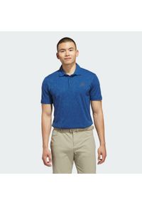 Adidas - Koszulka Polo Ultimate365 Jacquard. Typ kołnierza: polo. Kolor: niebieski. Materiał: materiał. Styl: sportowy #1