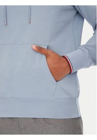 TOMMY HILFIGER - Tommy Hilfiger Bluza Logo MW0MW32673 Niebieski Regular Fit. Kolor: niebieski. Materiał: syntetyk, bawełna #4