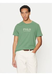 Polo Ralph Lauren T-Shirt 714899613017 Zielony Regular Fit. Typ kołnierza: polo. Kolor: zielony. Materiał: bawełna