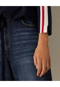 Marella - MARELLA - Granatowa bluza Pescara. Kolor: niebieski. Materiał: jeans, dresówka, elastan, wiskoza. Długość rękawa: długi rękaw. Długość: długie #5