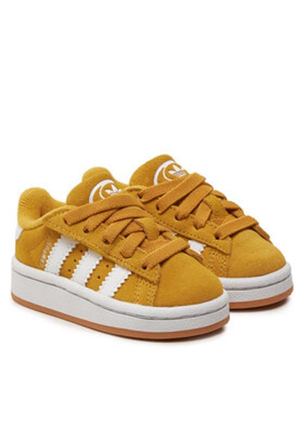 Adidas - adidas Sneakersy Campus 00s Cf El I JH6325 Żółty. Kolor: żółty. Materiał: skóra, zamsz. Model: Adidas Campus