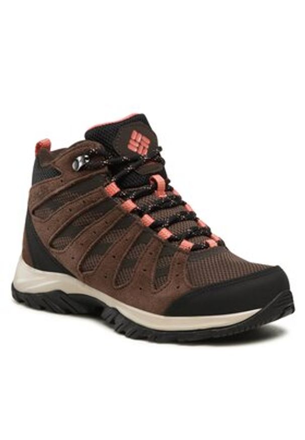 columbia - Columbia Trekkingi Redmond III Mid Waterproof BL0168-231 Brązowy. Kolor: brązowy. Materiał: zamsz, skóra