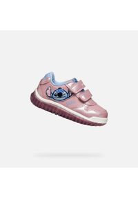 Geox - Buty GEOX B LIGHTYLOO GIRL Rose. Kolor: niebieski, różowy, wielokolorowy. Materiał: syntetyk, tkanina. Sport: turystyka piesza