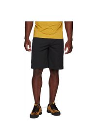 Krótkie spodenki turystyczne męskie Black Diamond Sierra Shorts. Kolor: czarny. Długość: krótkie. Sport: turystyka piesza #1