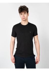 Emporio Armani T-shirt C-neck | 1108533 F584 | Mężczyzna | Czarny. Okazja: na co dzień. Kolor: czarny. Materiał: poliester, elastan, wiskoza. Styl: klasyczny, casual, elegancki #3