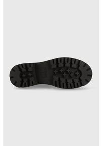 Tommy Jeans workery skórzane Lace Up Boot EN0EN01899.BDS damskie kolor czarny na platformie. Nosek buta: okrągły. Zapięcie: sznurówki. Kolor: czarny. Materiał: skóra. Obcas: na platformie #3