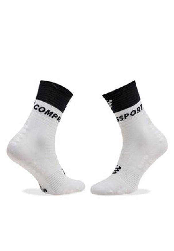 Compressport Skarpety długie Mid Compression V 2.0 SQTU3540002 Biały. Kolor: biały. Materiał: syntetyk