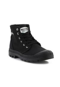 Buty do chodzenia unisex Palladium Hi Organic Ii. Zapięcie: sznurówki. Kolor: czarny. Materiał: tkanina. Szerokość cholewki: normalna. Sport: turystyka piesza