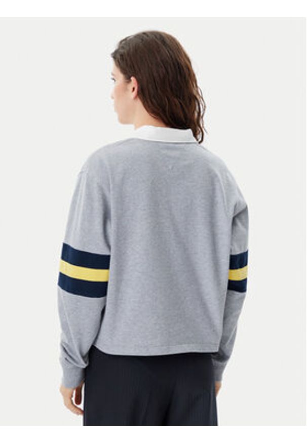 Tommy Jeans Bluza Varsity DW0DW20312 Szary Relaxed Fit. Kolor: szary. Materiał: bawełna