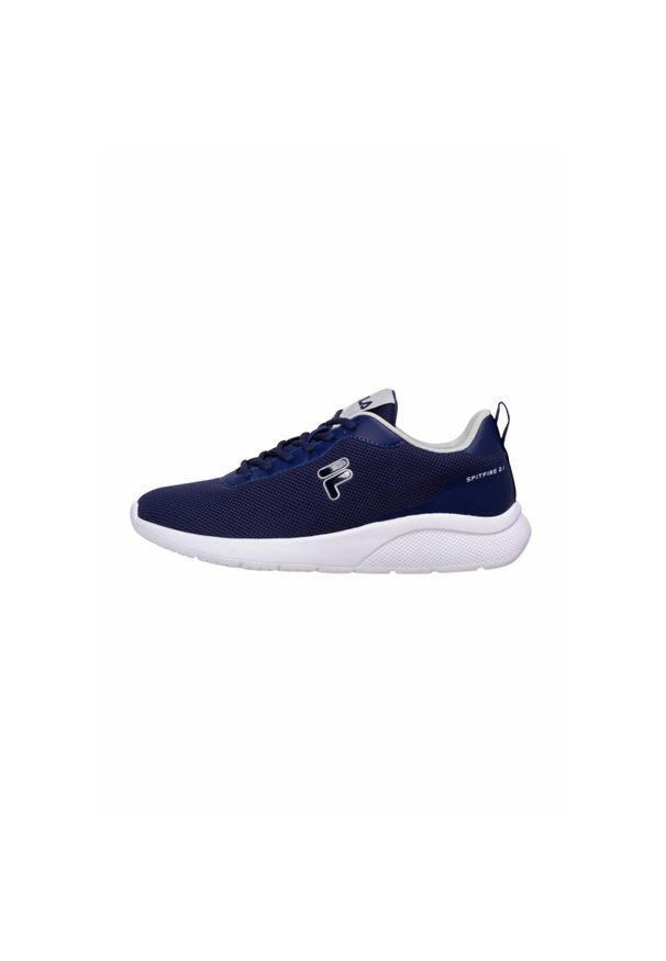 Sneakersy Fila Spitfire. Okazja: na co dzień. Kolor: niebieski. Materiał: syntetyk, materiał, tkanina