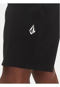 Volcom Szorty kąpielowe Lido Solid A0812416 Czarny Regular Fit. Kolor: czarny. Materiał: syntetyk