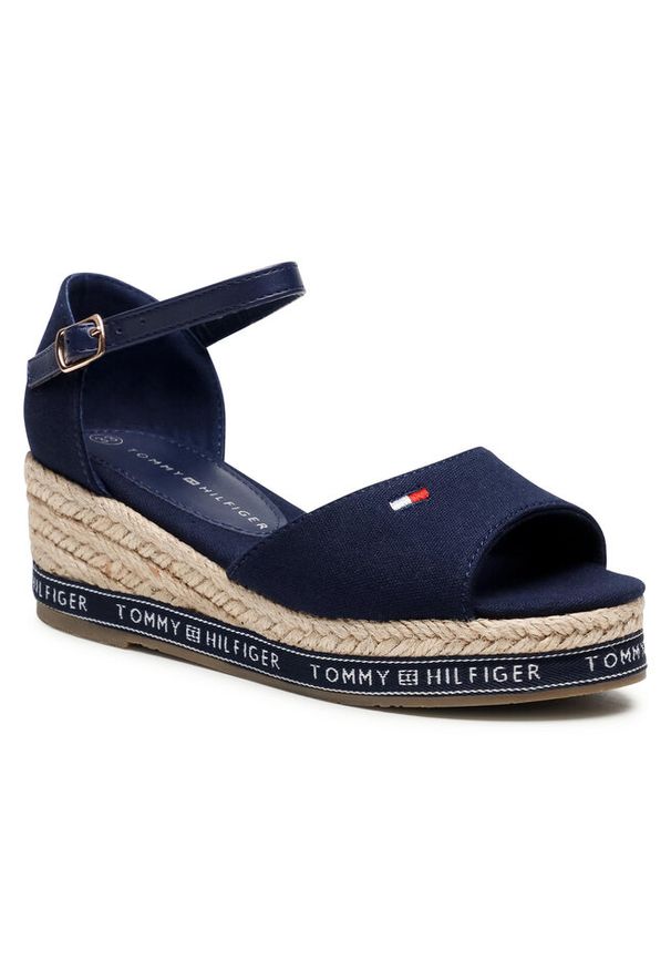 TOMMY HILFIGER - Espadryle Tommy Hilfiger. Kolor: niebieski