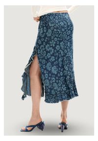 Desigual Spódnica jeansowa Anem 26SWFW04 Niebieski Regular Fit. Kolor: niebieski. Materiał: lyocell #3