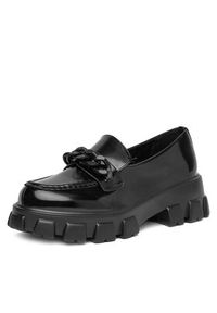 DeeZee Loafersy 17090-2 Czarny. Kolor: czarny. Materiał: skóra #7
