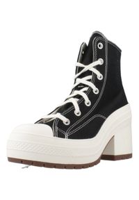 Buty Kobieta Converse Chuck 70 De Luxe Heel czarny. Okazja: na co dzień. Kolor: czarny. Materiał: materiał #1