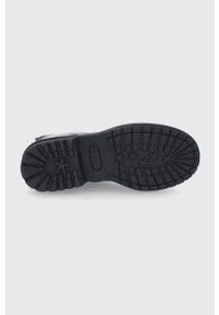 Answear Lab - Kozaki. Nosek buta: okrągły. Zapięcie: sznurówki. Kolor: czarny. Materiał: guma. Szerokość cholewki: normalna. Styl: wakacyjny #4