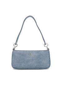 Calvin Klein Torebka Denim Shoulder Pouch W/Strap LV04F3217G Niebieski. Kolor: niebieski #2