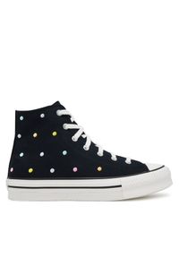 Trampki Converse. Kolor: czarny. Obcas: na platformie