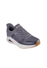 skechers - Buty męskie SKECHERS Uno Tres-Air Necessairy Comfort. Kolor: szary